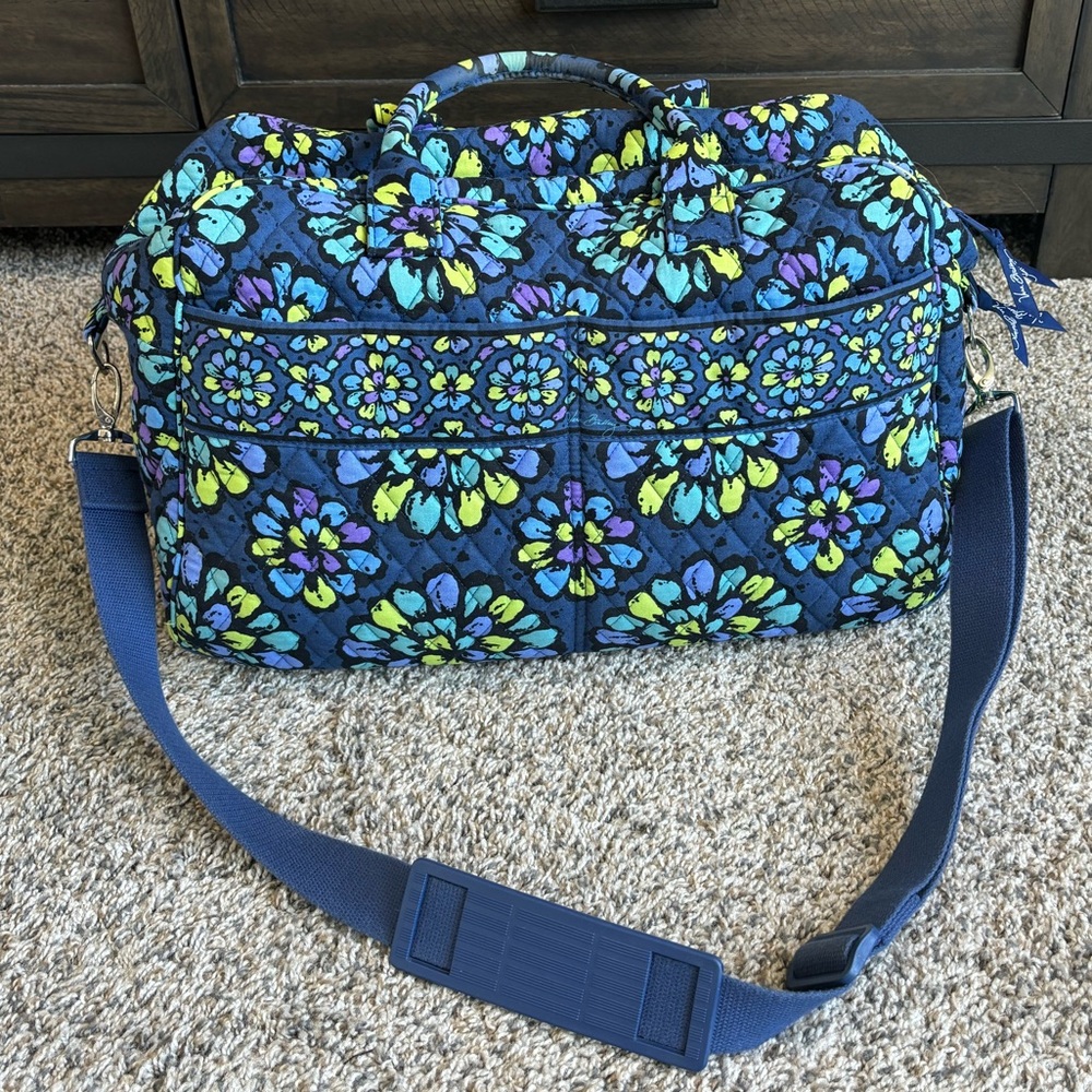 Vera Bradley Weekender Bag - Blue Foral